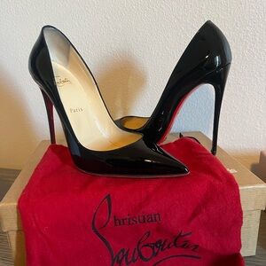 Christian Louboutin Kate Patent Red Sole Pump